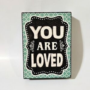 "You Are Loved" Wood Art - 5.8x7.8